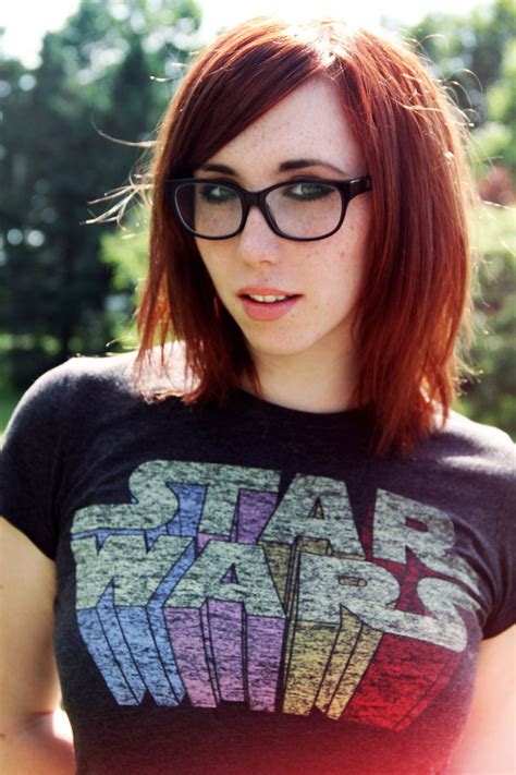 cute geeky women.